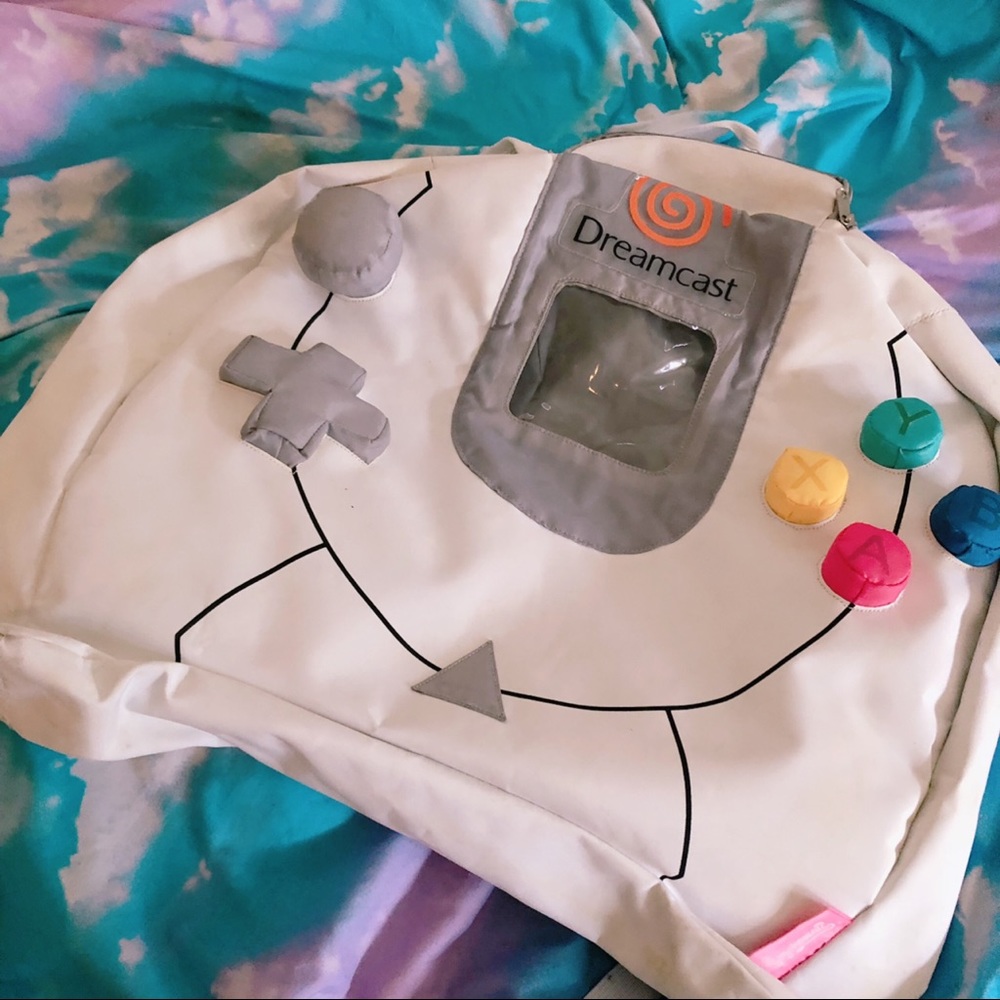 Galaxxxy Segakawaii Dreamcast Backpack in White